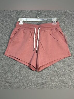 Special Magic Women's S Drawstring Pockets Everyday Casual Rose Shorts Soft New